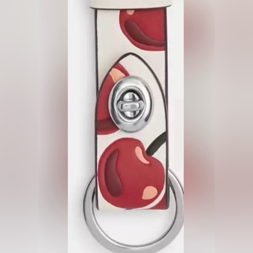 Coach NWT Cherry Keychain - Picture 3 of 10